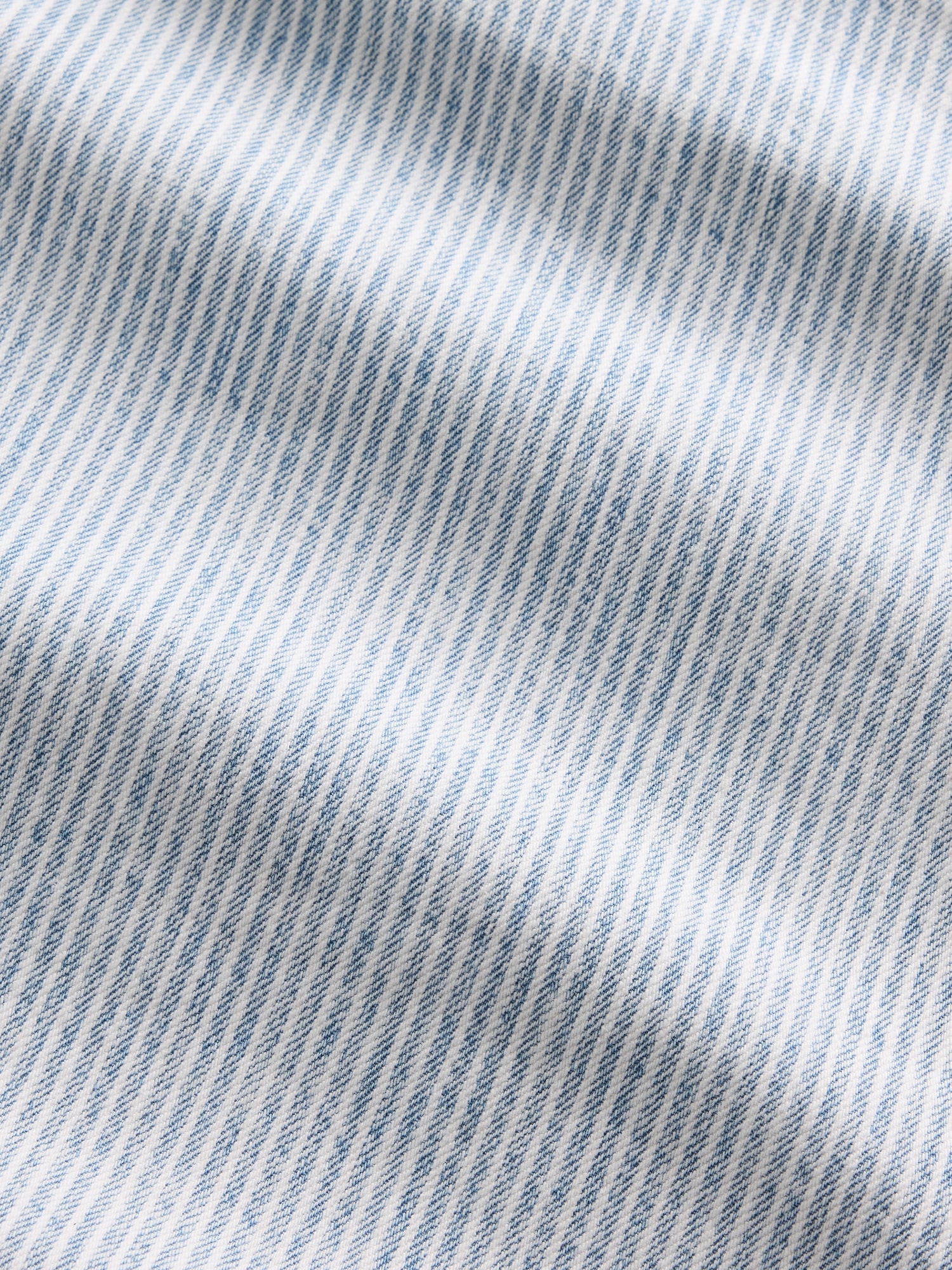 Kids Denim Stripe Baggy Overalls