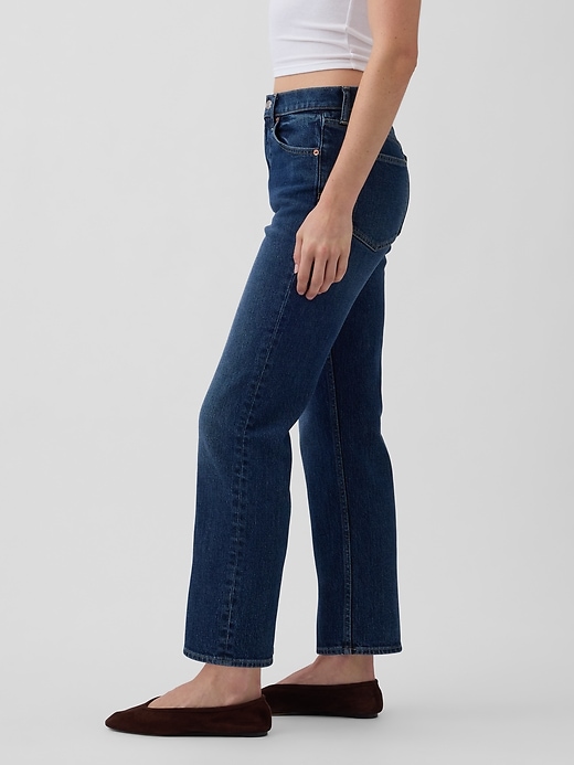Image number 3 showing, High Rise ’90s Slim Straight Crop Jeans