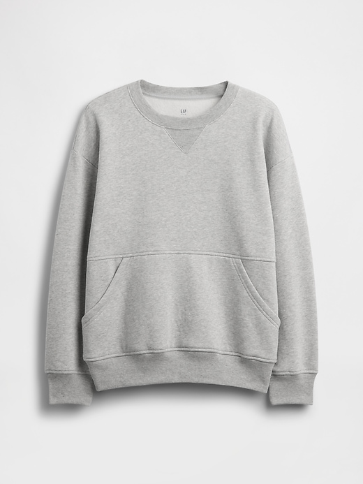 Image number 2 showing, Kids VintageSoft Relaxed Crewneck Pocket Sweatshirt