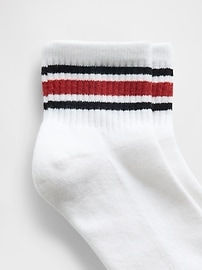 Image number 2 showing, Athletic Quarter Crew Socks