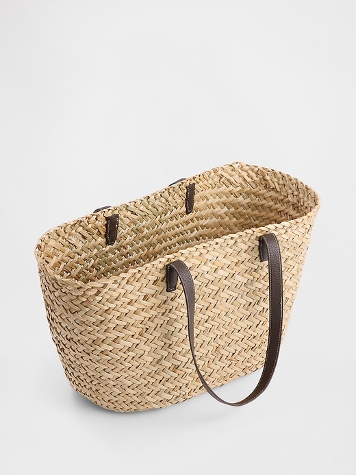 Image number 2 showing, Straw Tote Bag
