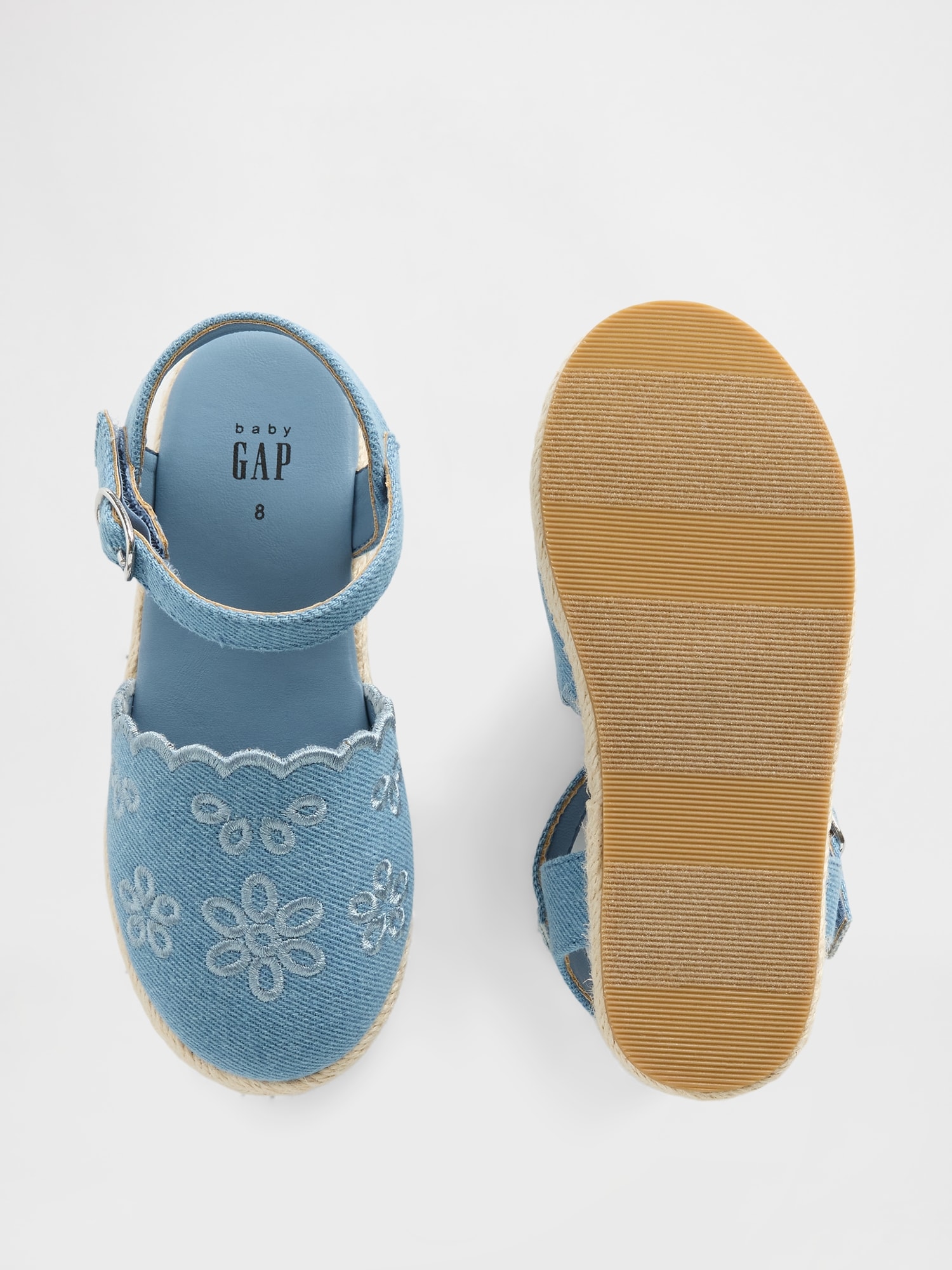 Детские балетки Gap Toddler Espadrille Sandals — фото 3