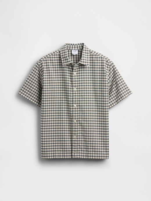 Image number 2 showing, Kids Relaxed Plaid Oxford Shirt