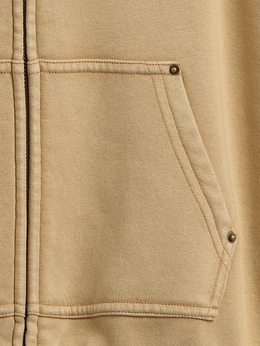 Image number 5 showing, Kids VintageSoft Relaxed Zip Hoodie