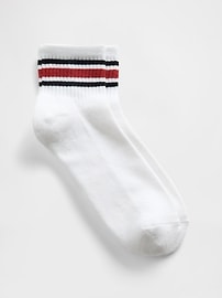 Image number 1 showing, Athletic Quarter Crew Socks