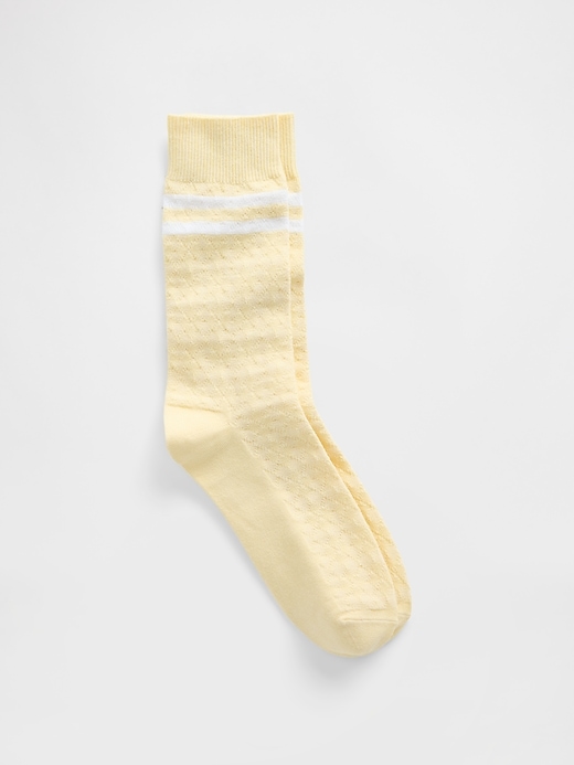 Image number 1 showing, Argyle Varsity Crew Socks