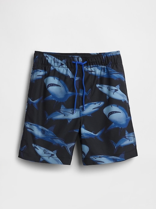 Image number 1 showing, Kids 5" Recycled Swim Trunks