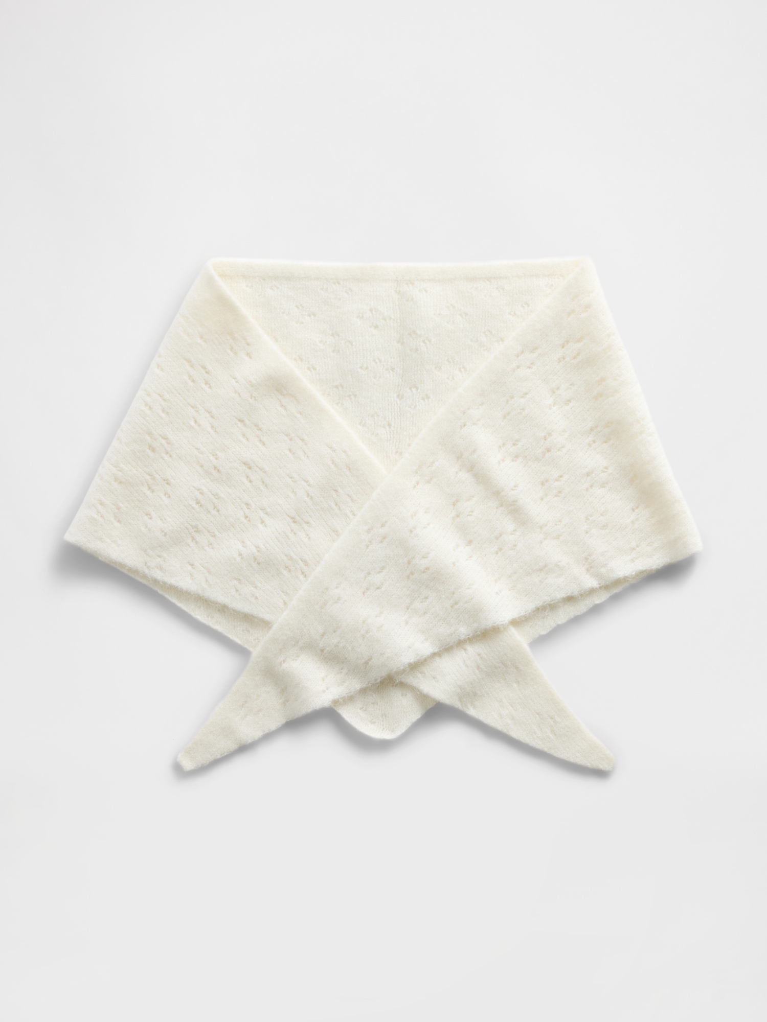 Pointelle Triangle Scarf | Gap