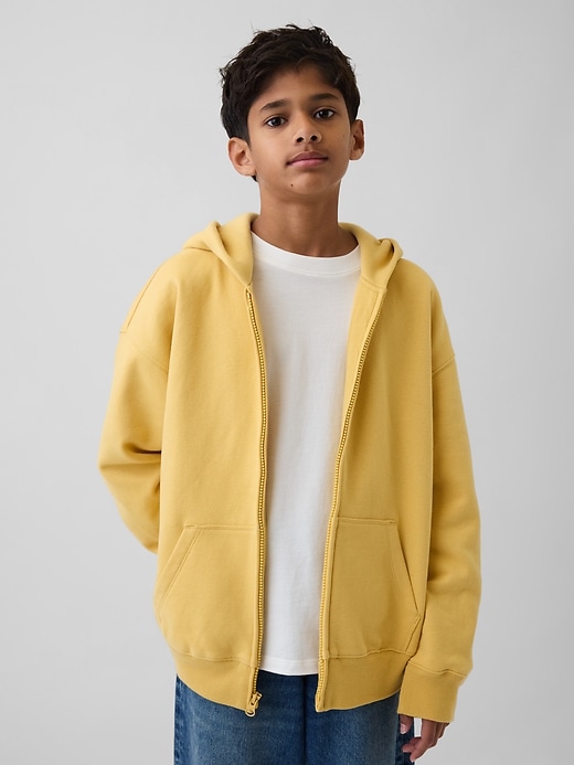 Image number 1 showing, Kids VintageSoft Zip Hoodie