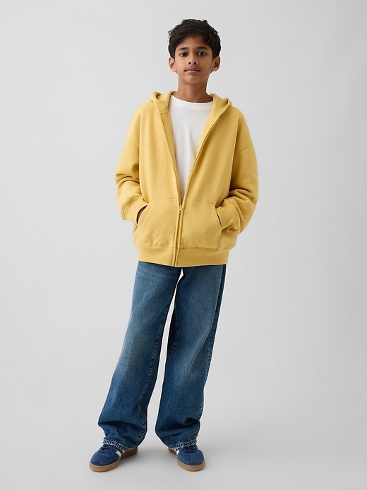 Image number 3 showing, Kids VintageSoft Zip Hoodie