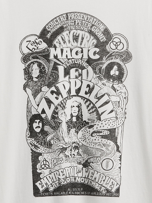 Image number 4 showing, Led Zeppelin Relaxed Graphic T-Shirt
