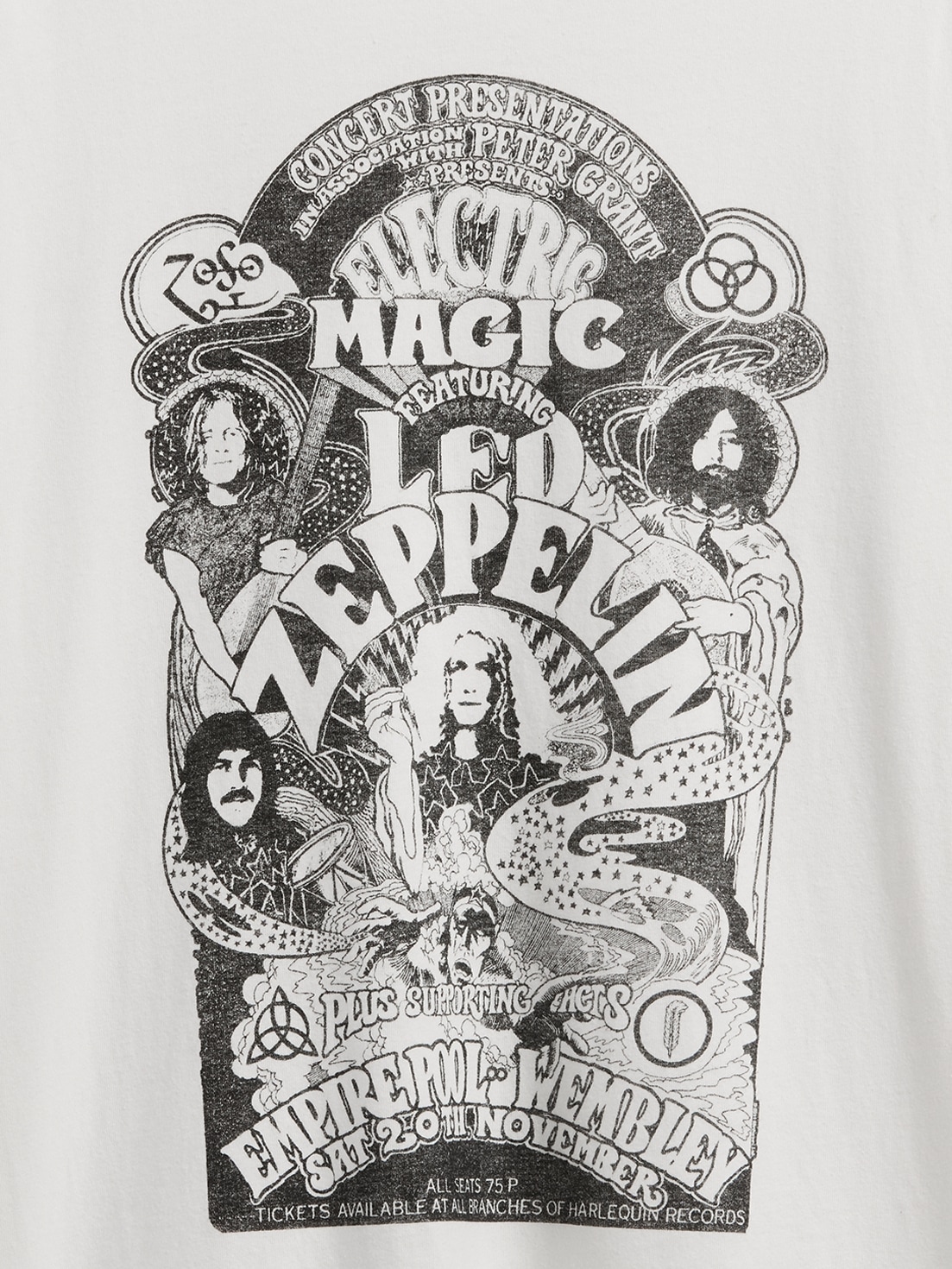Led Zeppelin Relaxed Graphic T-Shirt