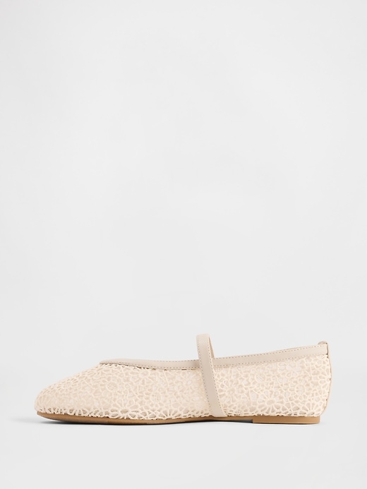 Image number 5 showing, Kids Crochet Mary Jane Flats