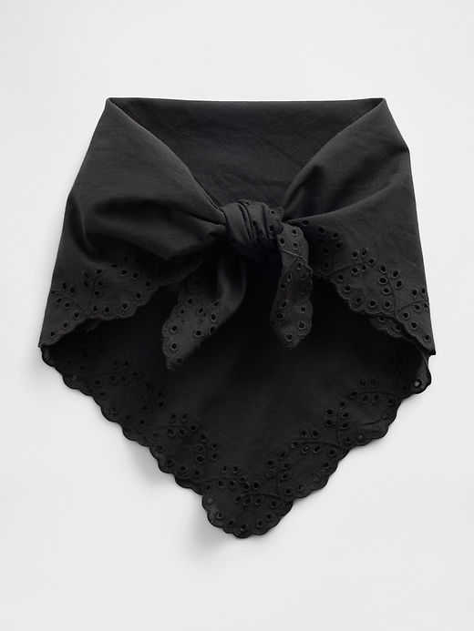 Image number 1 showing, Eyelet Bandana Scarf