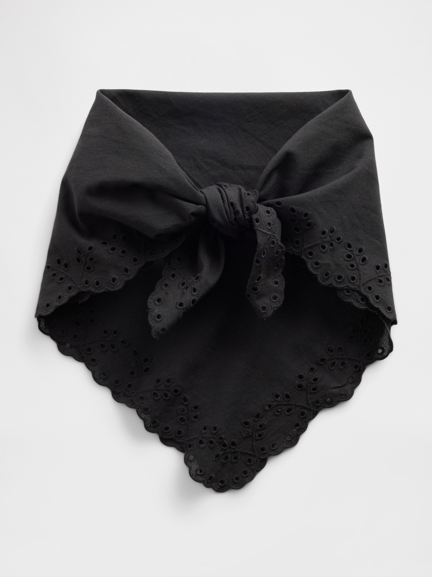 Eyelet Bandana Scarf
