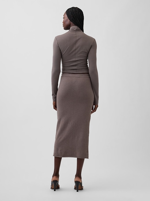 Image number 2 showing, CashSoft Stretch Midi Skirt