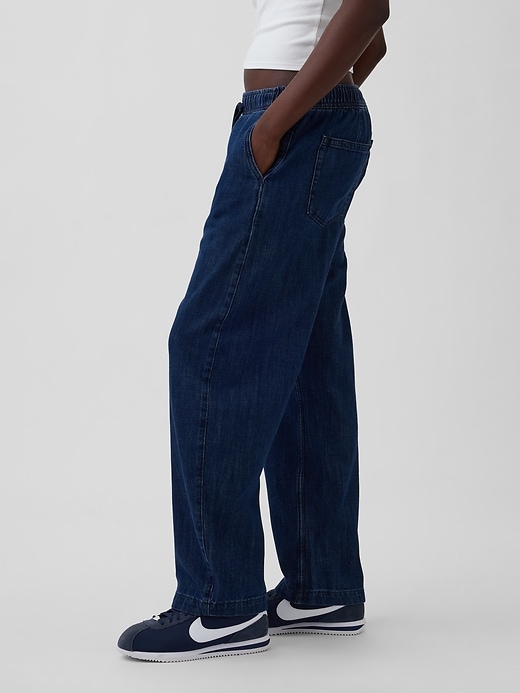 Image number 3 showing, High Rise Easy Barrel Jeans