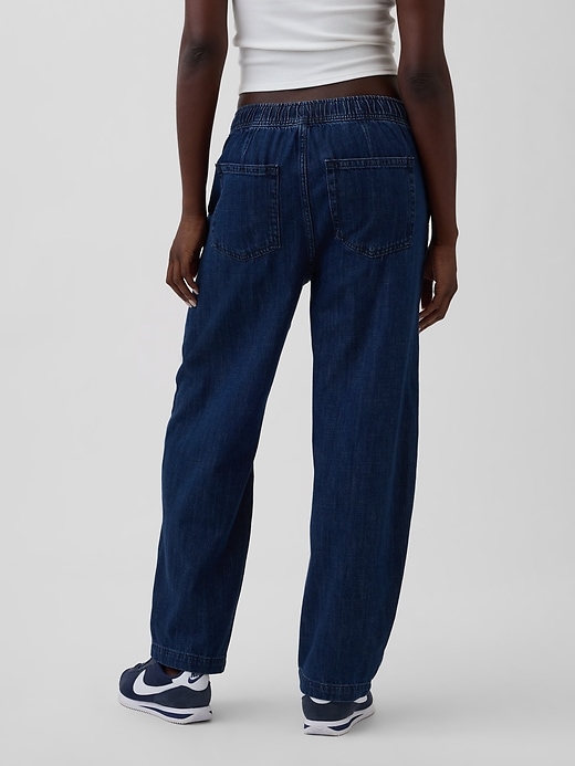 Image number 4 showing, High Rise Easy Barrel Jeans