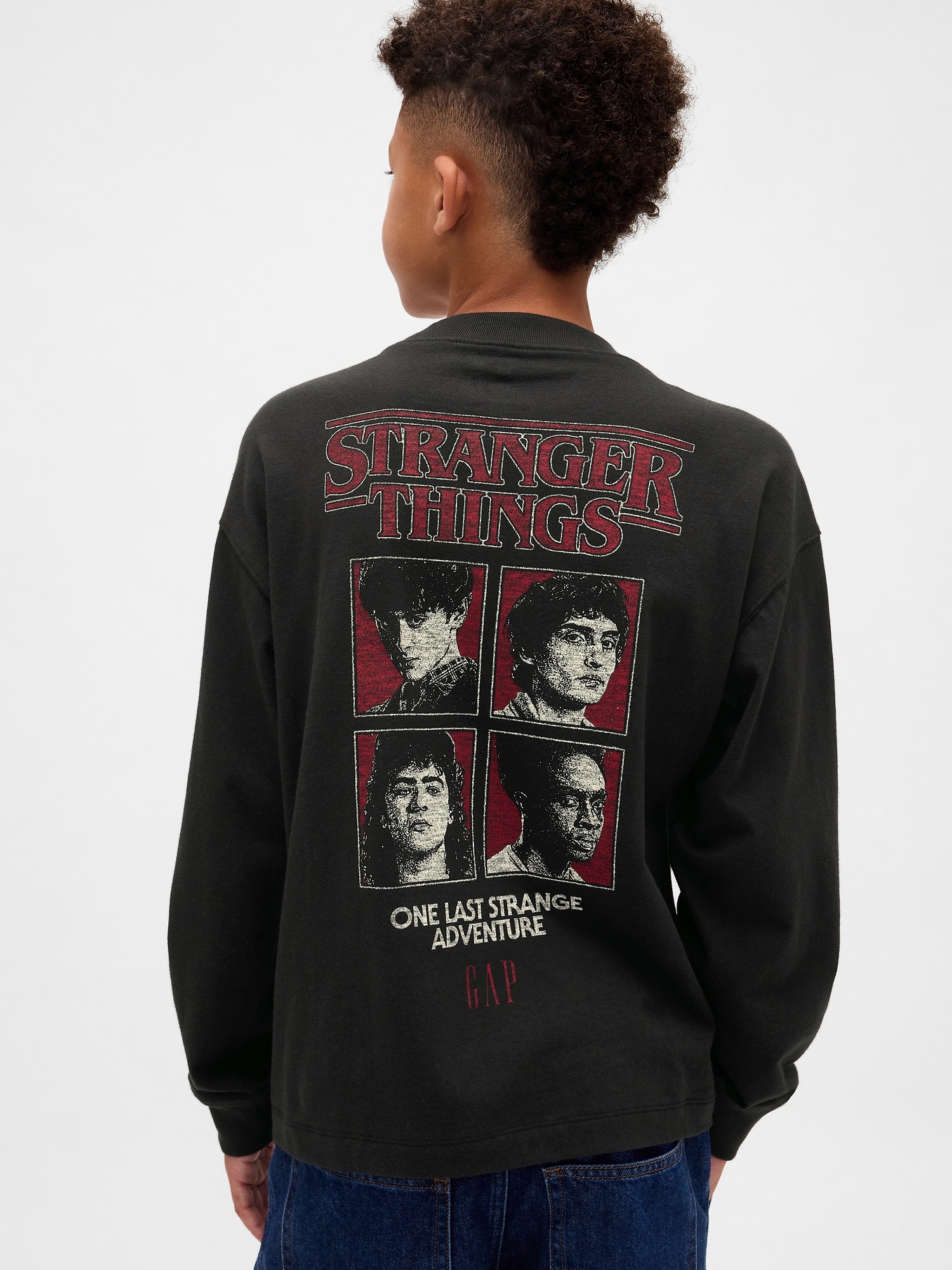 Детские футболки Gap Stranger Things Kids Graphic T-Shirt — фото 3