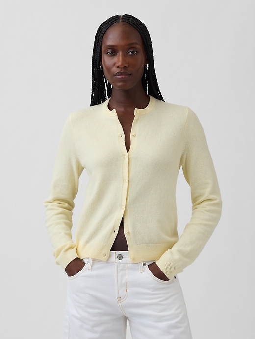 Image number 1 showing, CashSoft Crop Cardigan