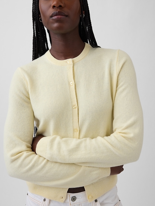 Image number 4 showing, CashSoft Crop Cardigan