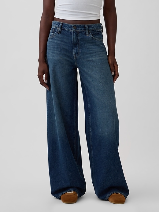 Image number 2 showing, Mid Rise UltraSoft Baggy Jeans