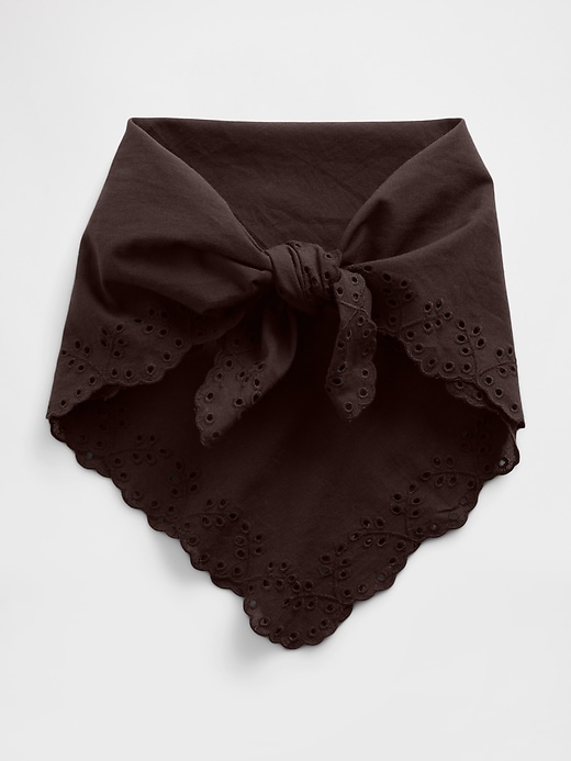 Image number 1 showing, Eyelet Bandana Scarf