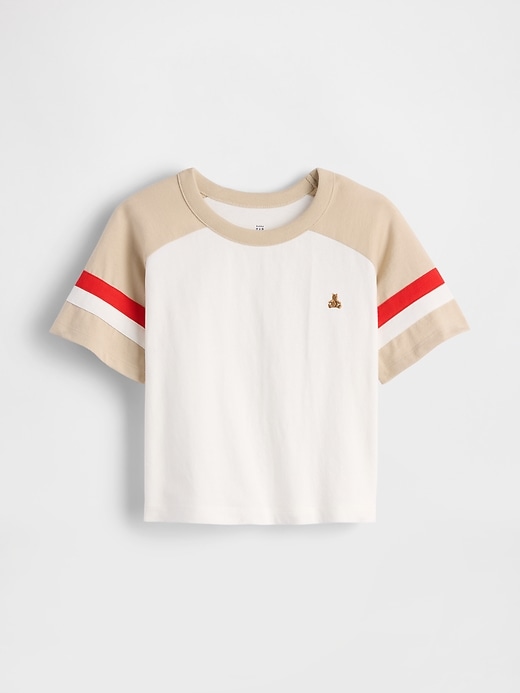 Image number 1 showing, Baby & Toddler Raglan Football T-Shirt