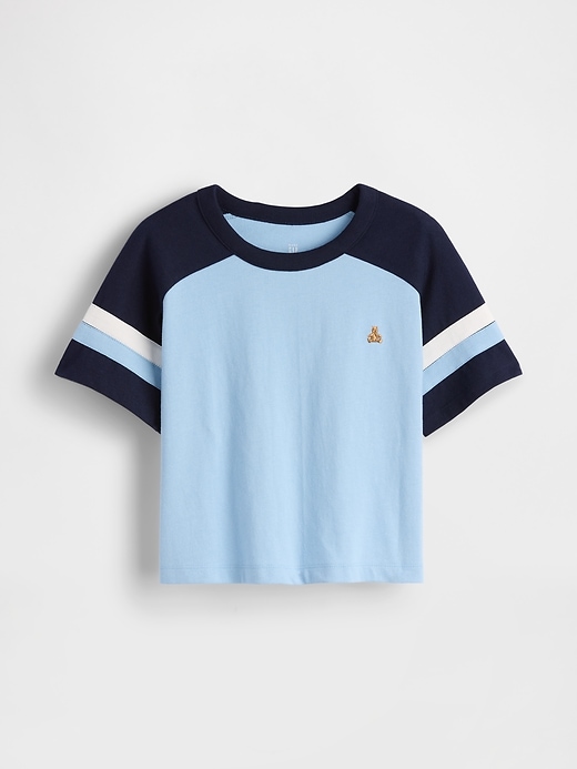 Image number 1 showing, Baby & Toddler Raglan Football T-Shirt