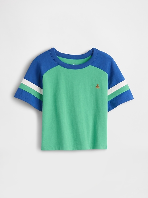 Image number 1 showing, Baby & Toddler Raglan Football T-Shirt