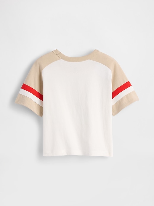 Image number 2 showing, Baby & Toddler Raglan Football T-Shirt