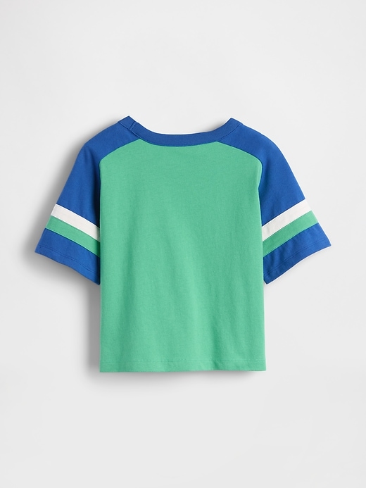 Image number 2 showing, Baby & Toddler Raglan Football T-Shirt