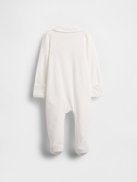 Image number 2 showing, Baby First Favorites Organic Cotton Footed One-Piece