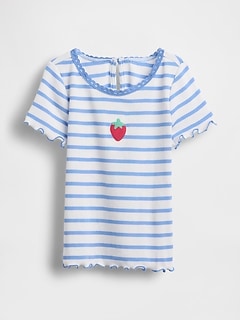 Baby & Toddler Embroidered Rib T-Shirt