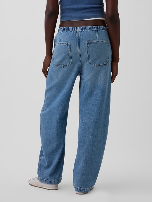 Image number 4 showing, High Rise UltraSoft Easy Barrel Jeans
