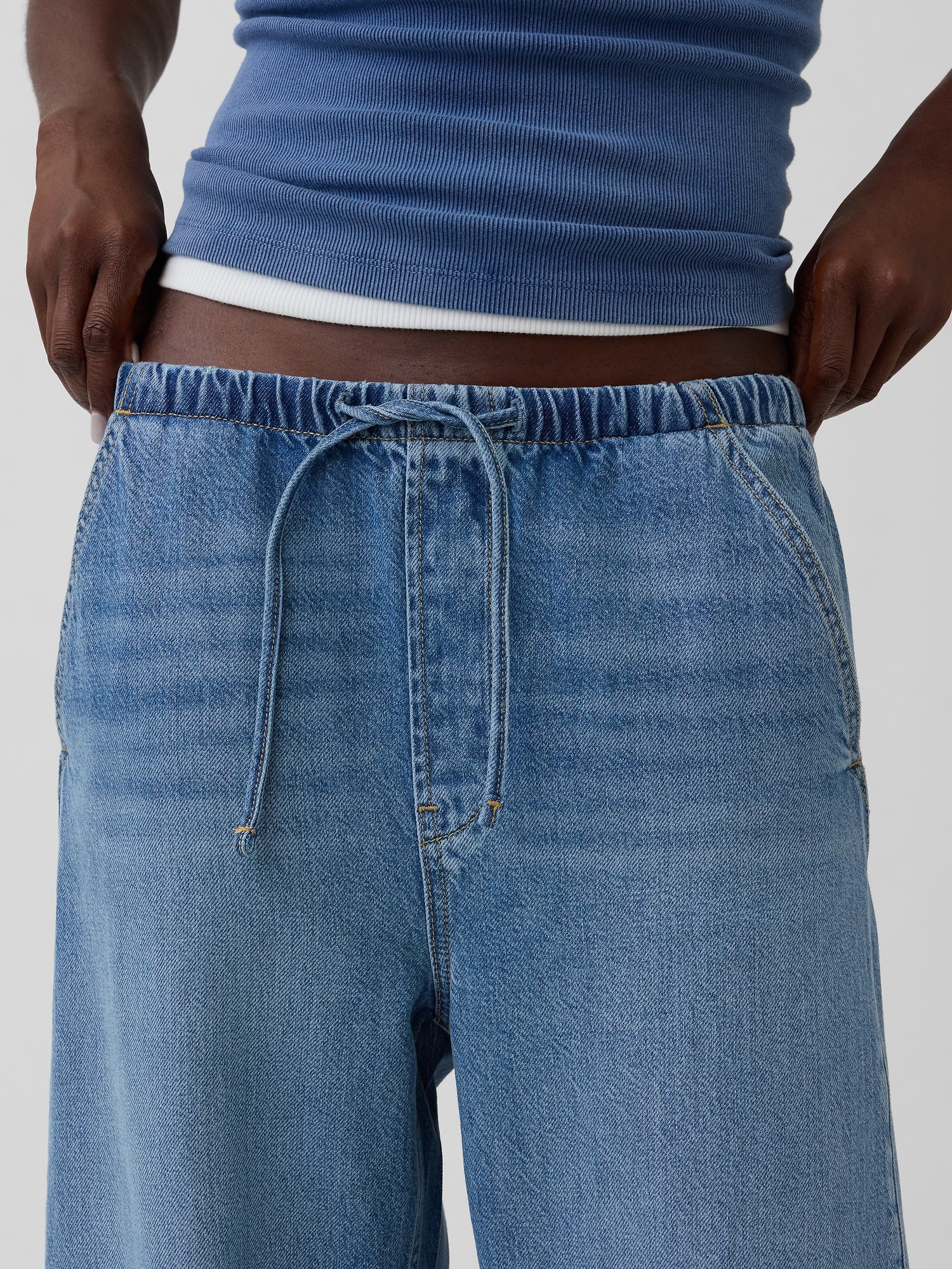 High Rise UltraSoft Easy Barrel Jeans