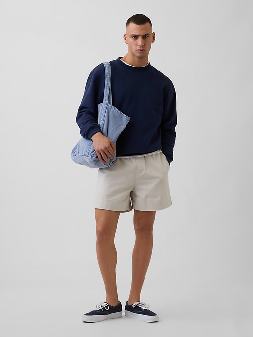 Image number 1 showing, 5.5" Linen-Blend Relaxed Shorts