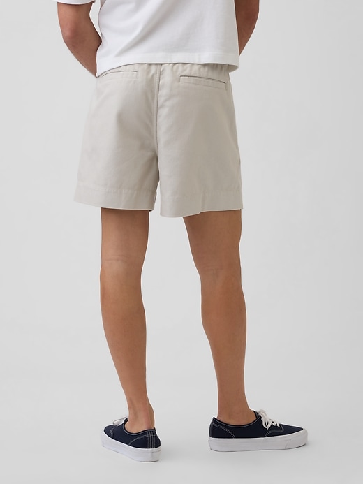 Image number 4 showing, 5.5" Linen-Blend Relaxed Shorts