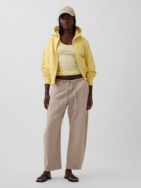 Easy Double-Knee Barrel Pants