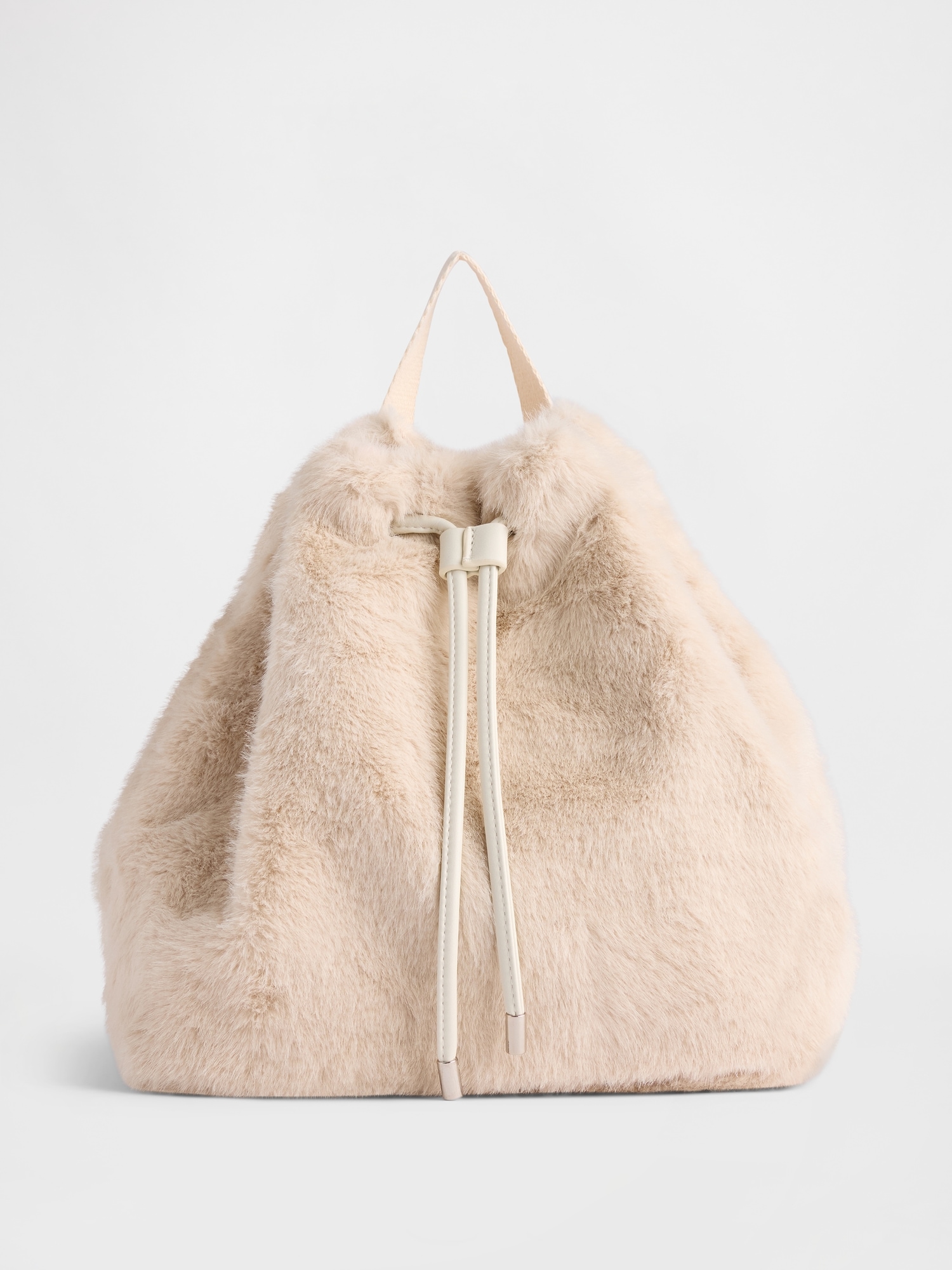Kids Faux Fur Backpack