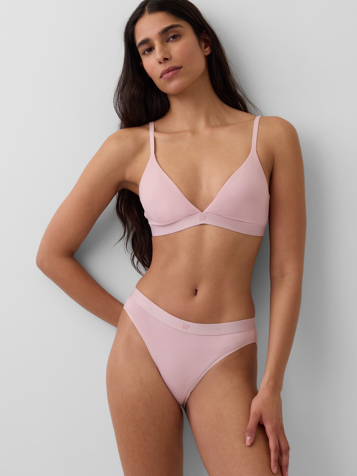 Gap Organic Stretch Cotton Triangle Bra