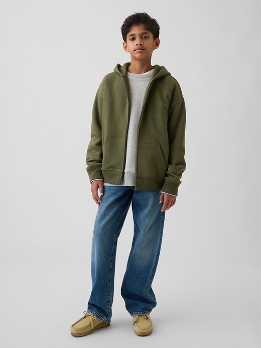 Image number 3 showing, Kids VintageSoft Zip Hoodie