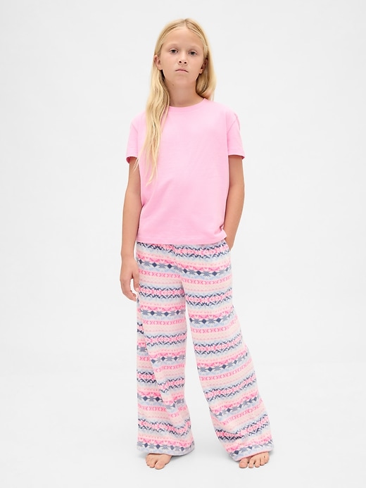 Image number 1 showing, Kids Recycled Cozy PJ Pants
