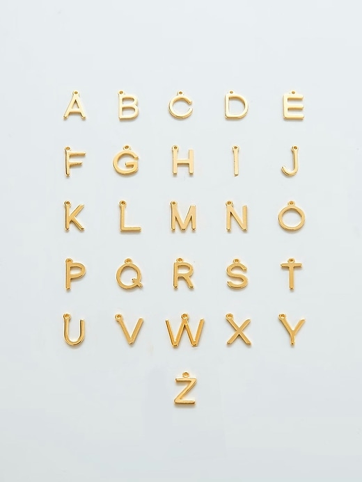 Image number 1 showing, Admiral Row Gold Dainty Initial Necklace