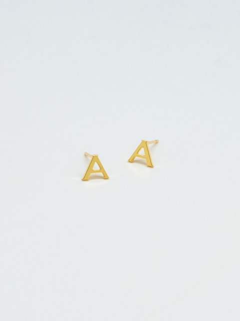 Admiral Row Gold Initial Earrings