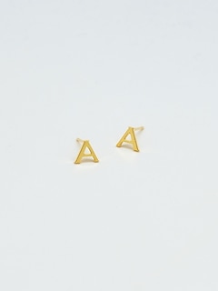 Admiral Row Gold Initial Earrings