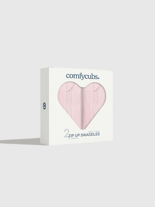 Image number 3 showing, Comfy Cubs Zipper Swaddle Blankets