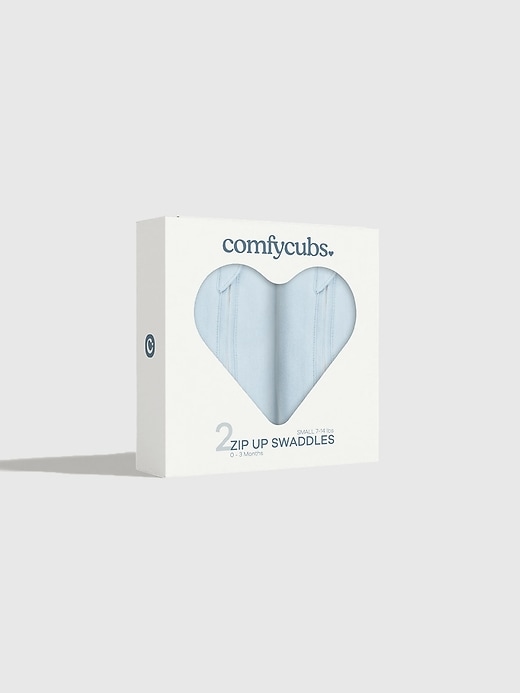 Image number 3 showing, Comfy Cubs Zipper Swaddle Blankets