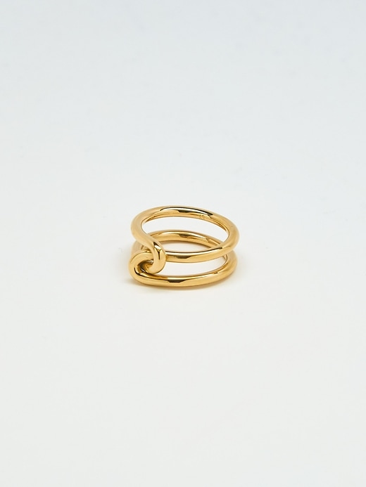 Image number 4 showing, Admiral Row Gold Double Knot Ring