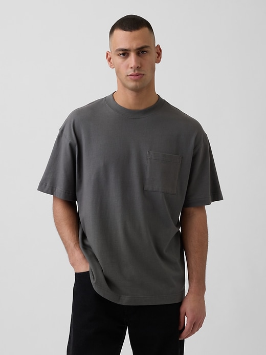 Image number 1 showing, Oversized Pocket T-Shirt